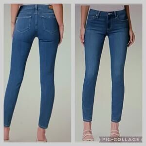 J705 GUC $179 PAIGE Midrise Verdugo Ankle Skinny sz 27